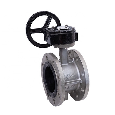 Valve à papillon de ligne moyenne en acier inoxydable D341X-16P pour DN40-300 à température normale