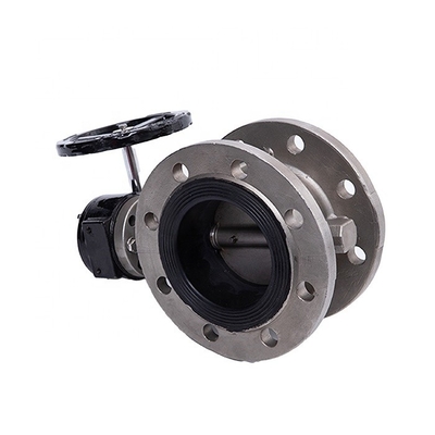 Valve à papillon de ligne moyenne en acier inoxydable D341X-16P pour DN40-300 à température normale