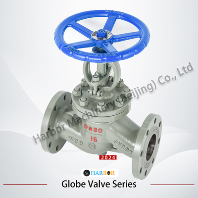 J41H-16/25C Valve sphérique en acier coulé à brides contrôlée par une structure pour les milieux d'eau