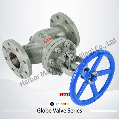 J41H-16/25C Valve sphérique en acier coulé à brides contrôlée par une structure pour les milieux d'eau