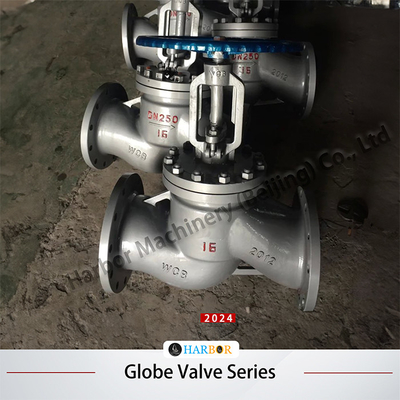 J41H-16/25C Valve sphérique en acier coulé à brides contrôlée par une structure pour les milieux d'eau