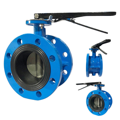 Ventilateur papillon D41X-16Q en fer ductile à manche usinée de précision avec joint EPDM