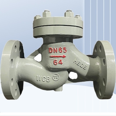 Valve de contrôle de levage de raccordement à bride en acier moulé gris H41H-16/25C pour les applications maritimes