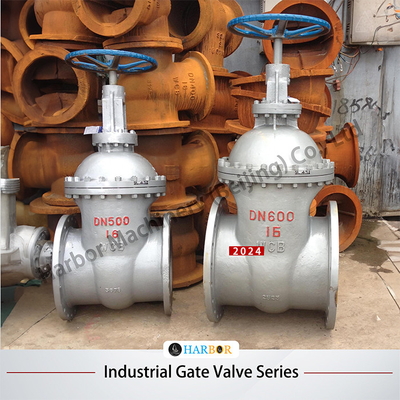Valve de porte en acier coulé à connexion manuelle à bride Z45H-10/16C résistante à la corrosion