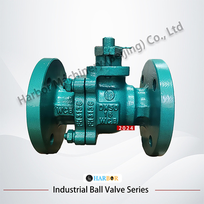 Valve à bille à flanche revêtue de PTFE Q41F46-16C pour les applications résistantes aux acides et aux alcalis