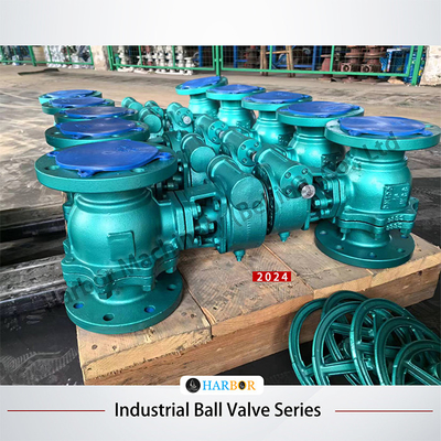 Valve à bille à flanche revêtue de PTFE Q41F46-16C pour les applications résistantes aux acides et aux alcalis