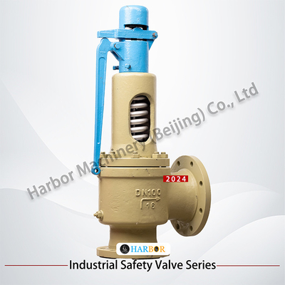 Valve de sécurité fermée en acier coulé certifiée ISO9001 2008 CE A42Y/A48Y-16C pour l'industrie