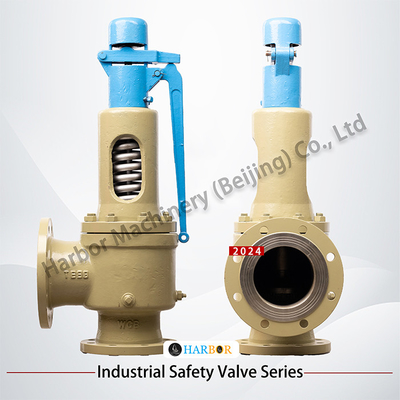 Valve de sécurité fermée en acier coulé certifiée ISO9001 2008 CE A42Y/A48Y-16C pour l'industrie