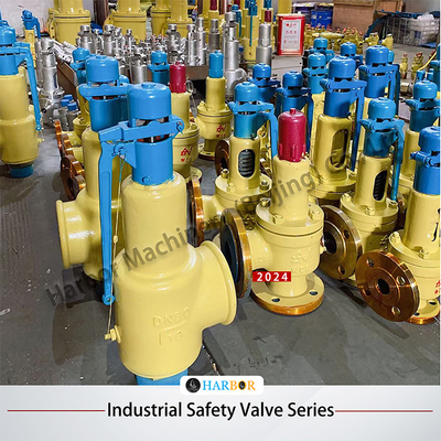 Valve de sécurité fermée en acier coulé certifiée ISO9001 2008 CE A42Y/A48Y-16C pour l'industrie