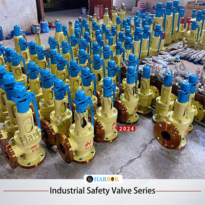 Valve de sécurité fermée en acier coulé certifiée ISO9001 2008 CE A42Y/A48Y-16C pour l'industrie