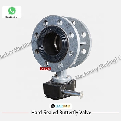 Ventilateur de papillon à turbine manuelle en acier coulé WCB D341X--10/16C pour les milieux d'eau