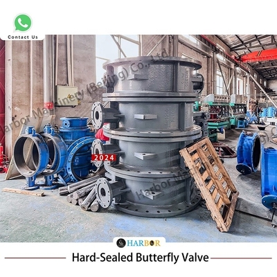 Ventilateur de papillon à turbine manuelle en acier coulé WCB D341X--10/16C pour les milieux d'eau