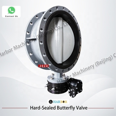 Ventilateur de papillon à turbine manuelle en acier coulé WCB D341X--10/16C pour les milieux d'eau