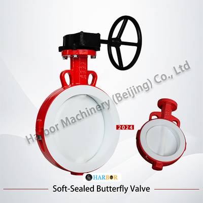 Ventilateur papillon à plaquette de turbine revêtu de PTFE D371F46-16C résistant aux acides et aux alcalis