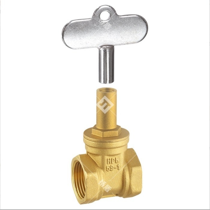 Triangle interne verrouillable T-Clé petite soupape de porte en laiton produit chinois le plus vendu