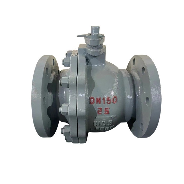 Valve à bille manuelle en acier fondu Q41F-25C avec couleur personnalisée et connexion de bride