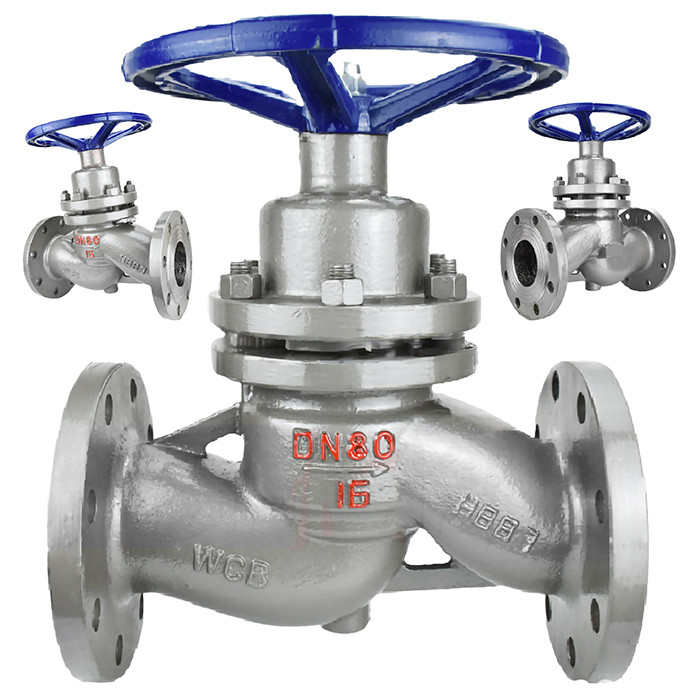 Valve à globe à connexion à flèche pour vapeur DN15-DN250 en acier moulé US41M-16C