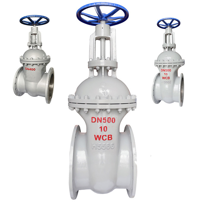 Valve de porte en acier coulé à connexion manuelle à bride Z45H-10/16C résistante à la corrosion