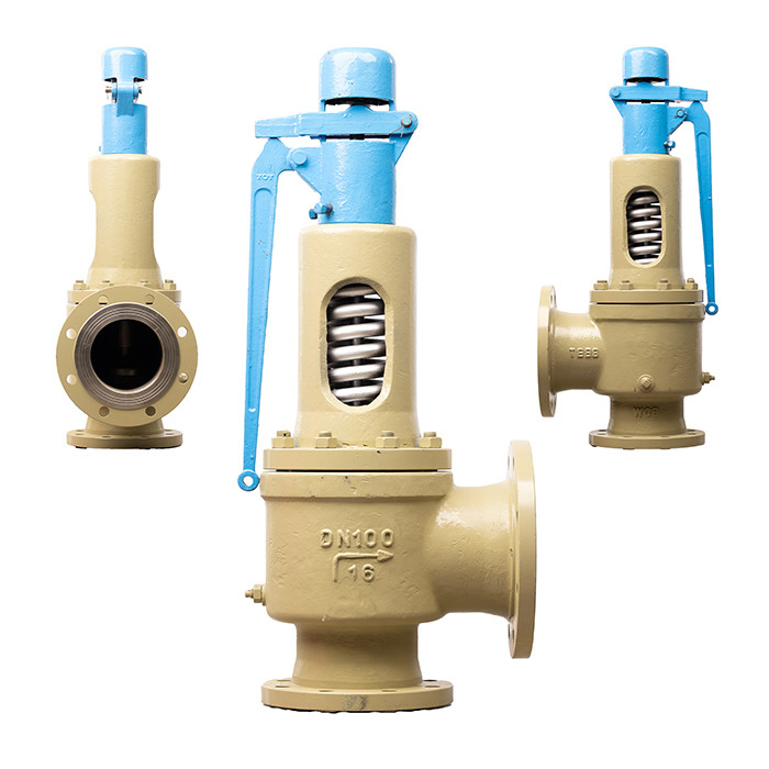 Valve de sécurité fermée en acier coulé certifiée ISO9001 2008 CE A42Y/A48Y-16C pour l'industrie